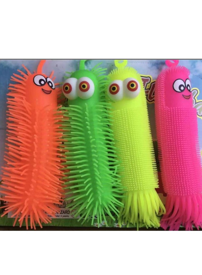 NUOBESTY  Stretchy Squid Caterpillars, Toys, Stress Balls Toy, and Toys for Adults Kids