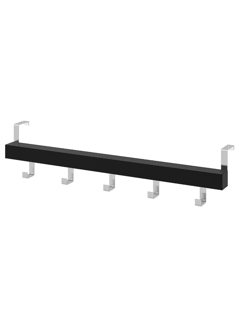 Hanger for Door And wall Black 60 cm