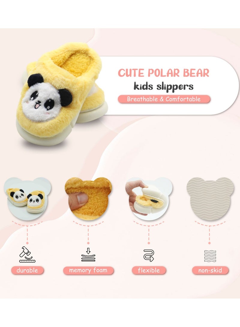 Slippers for Girls Boys | Winter Warm Indoor Bedroom Shoes Kids | Anti Slip House Slippers Fuzzy