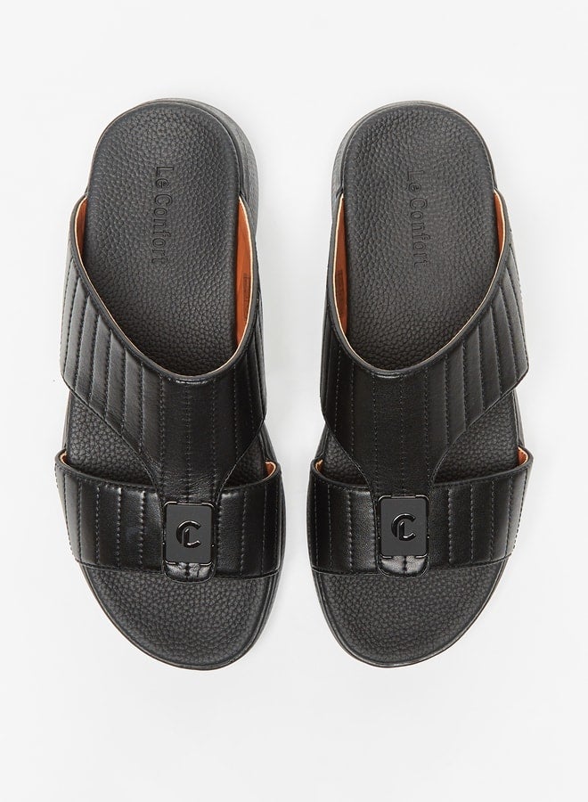 Men Textured Slip-On Sandals