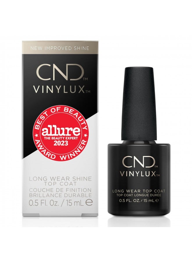 Top Coat Longwear Nail Polish By Cnd, Gel-Like Shine And Chip Resistant, High Gloss, 0.5 Fl Oz