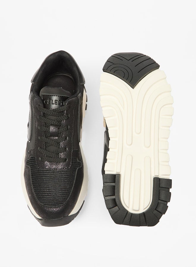 Women's Lace-Up Low Ankle Sneakers