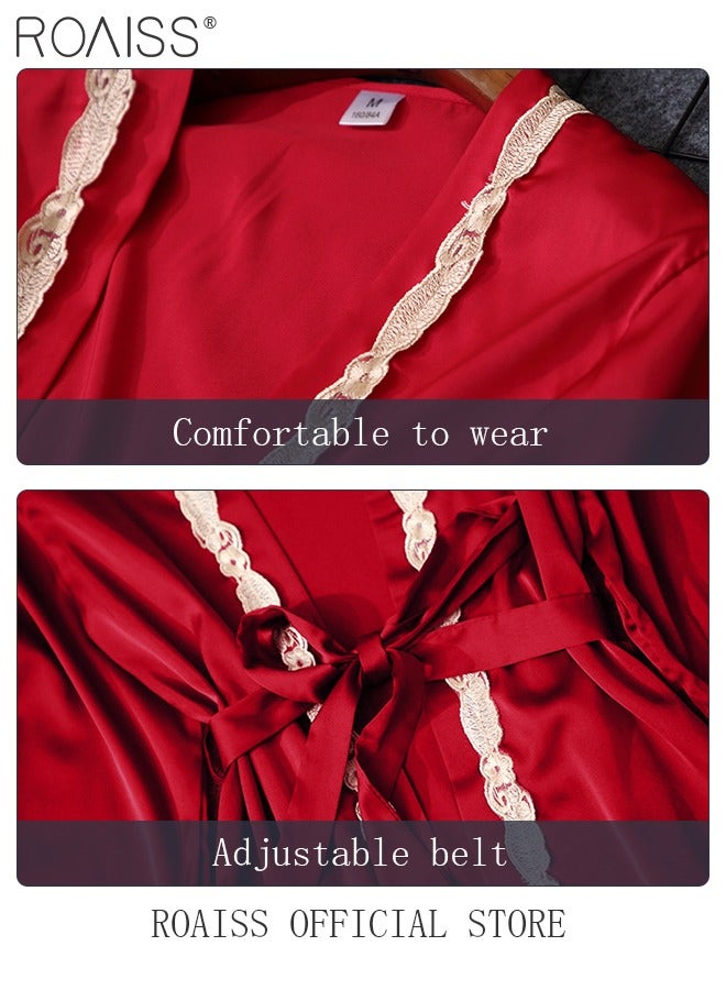 5-Pack Women's Pyjama Set Sling with Chest Pad Nightdress Sweet Sleepwear Home Wearing Clothes Suits Ladies Floral Printing Nightwear Lingerie Robe Underwear Shorts Summer Spring