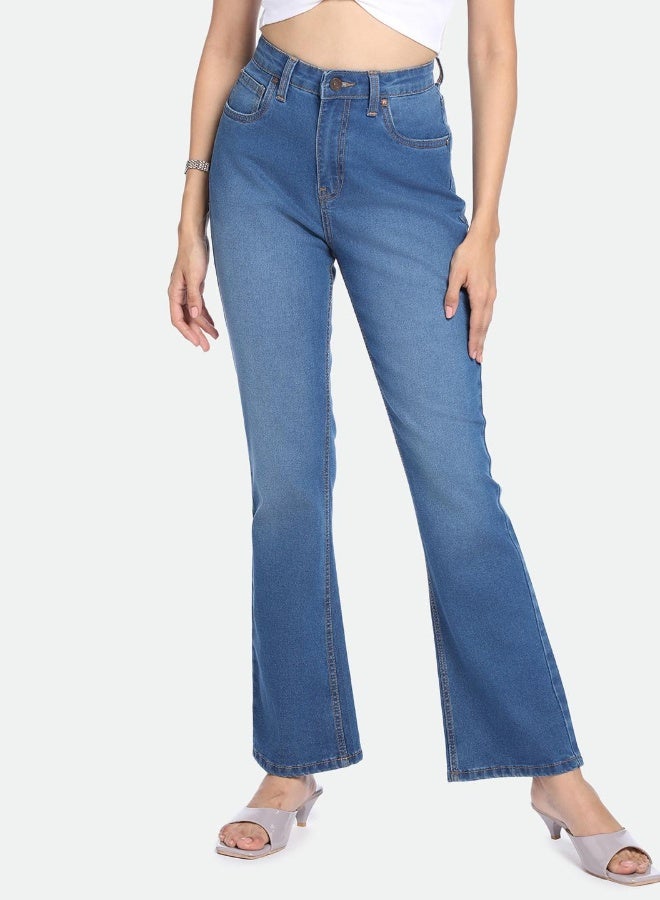 Boot Cut Indigo Jeans – Classic and Comfortable