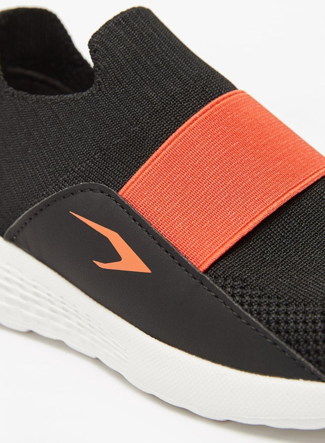 Boys Textured Slip-On Sports Shoes