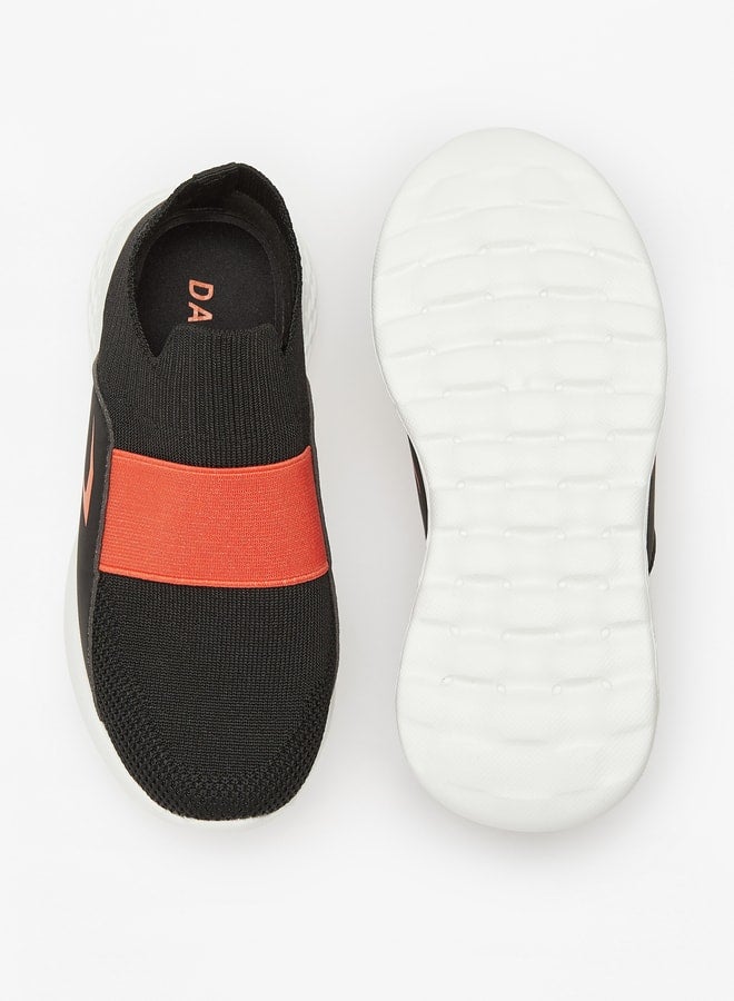 Boys Textured Slip-On Sports Shoes