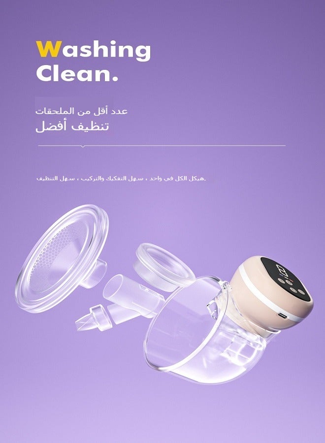 DEAREVERY Wearable Electric Breast Pump, Hands-Free, Silent, Invisible, Automatic Smart Breastfeeding Pump