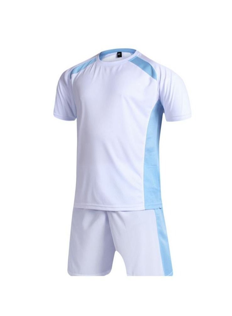 Football jerseys Short sleeve breathable football jerseys game training uniforms.