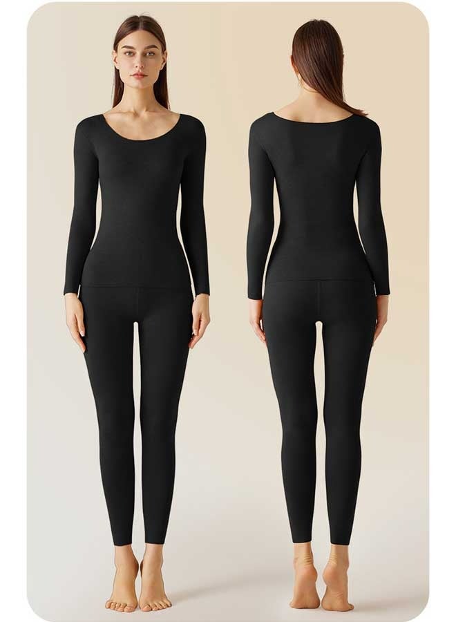 Trackless Mulberry Silk Thermostatic Warm Long Johns Suit