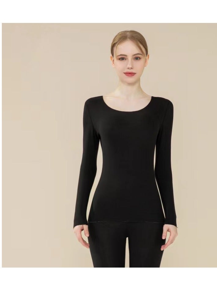 Trackless Mulberry Silk Thermostatic Warm Long Johns Suit