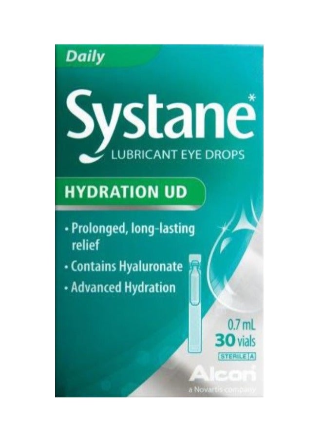 Hydration Ud Eye Drops 0.7ml Vial 30'S