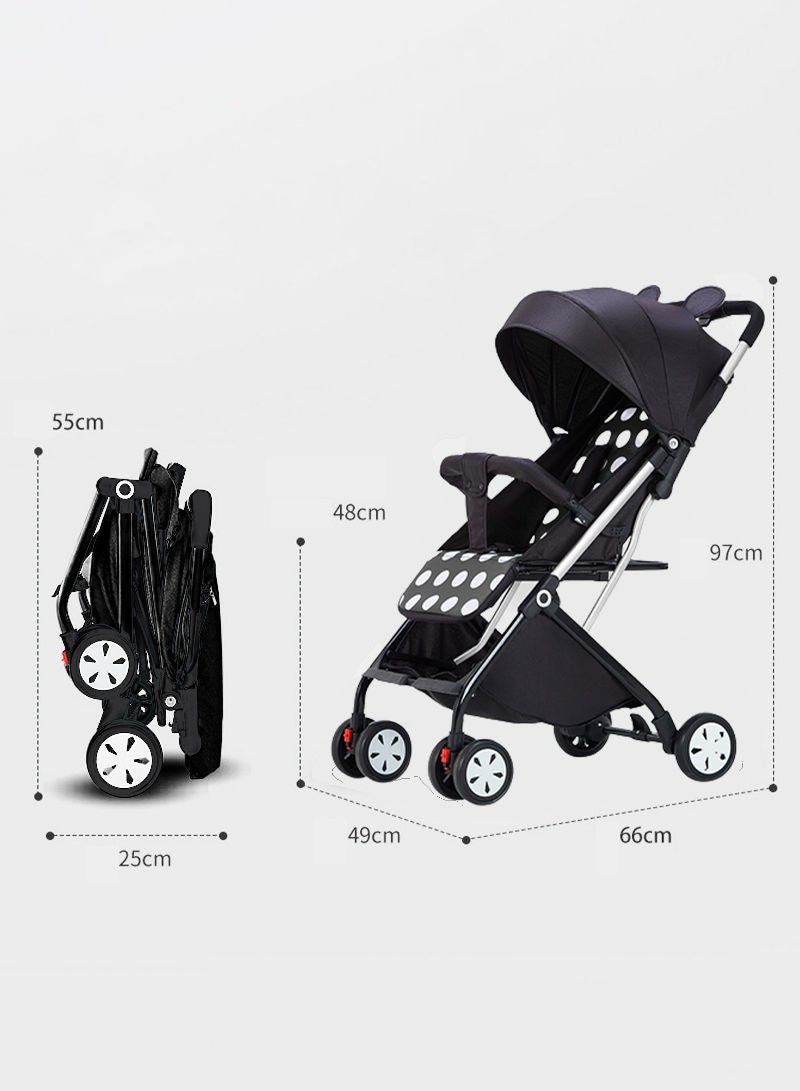 Multifunctional Baby Stroller, Can Sit And Lie Lightweight Baby Stroller, Portabel And Foldable Baby Travel Stroller