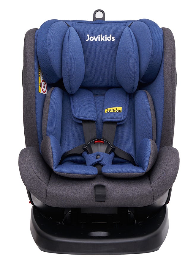 Rotating Angela Safety Baby Car Seat With Isofix And Top Tether, 360 Degree Swivel Child Seat, 0/1/2/3, 0 - 12 Years Old, ECE R44/04, Blue