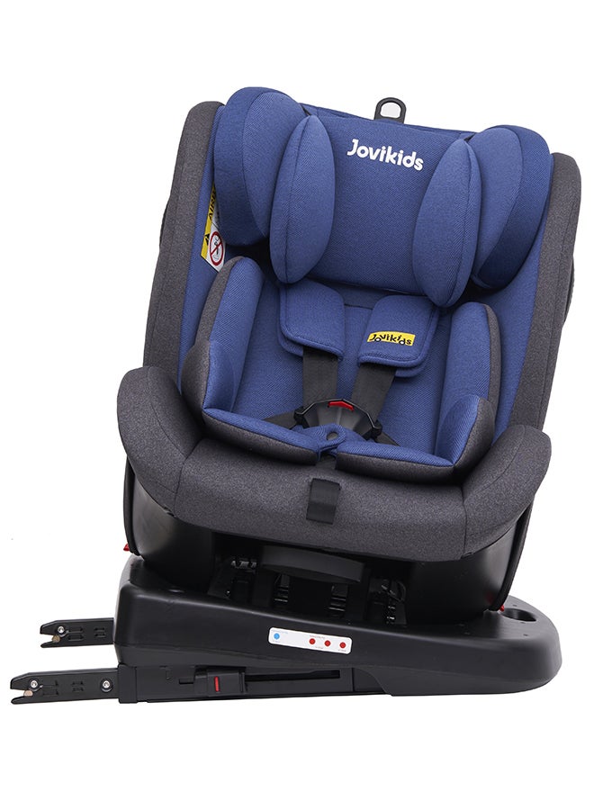 Rotating Angela Safety Baby Car Seat With Isofix And Top Tether, 360 Degree Swivel Child Seat, 0/1/2/3, 0 - 12 Years Old, ECE R44/04, Blue
