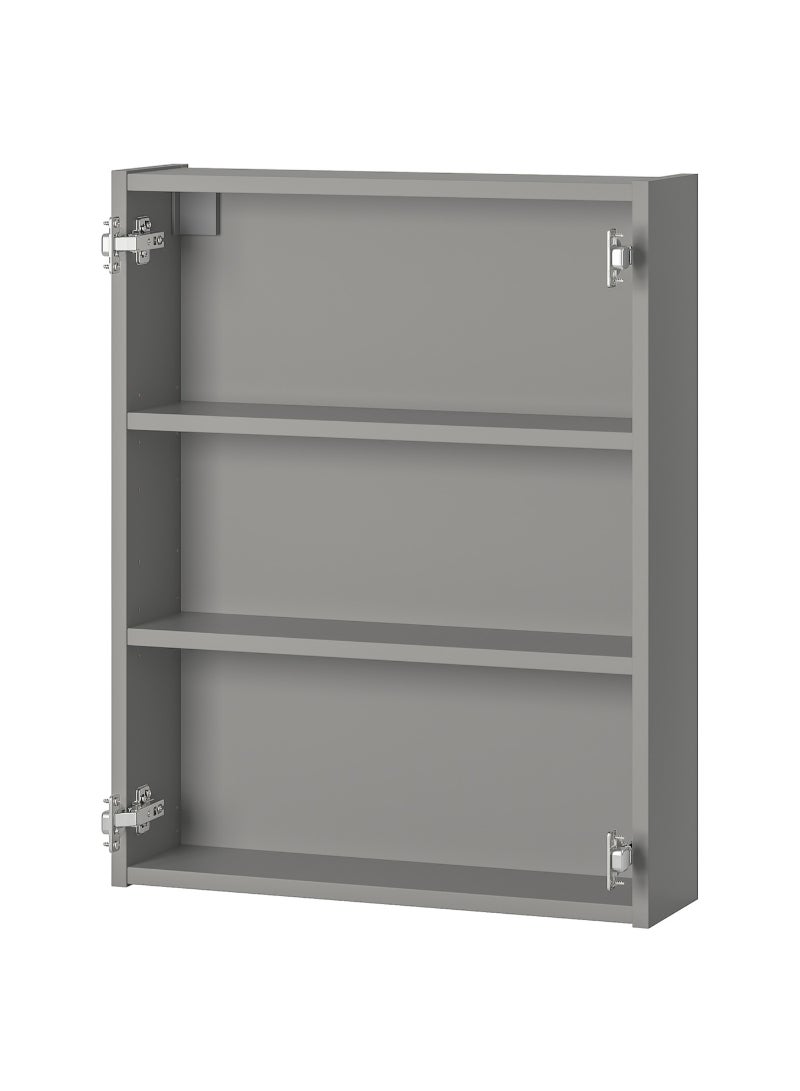 Wall cb w 2 shelves, 60x15x75 cm