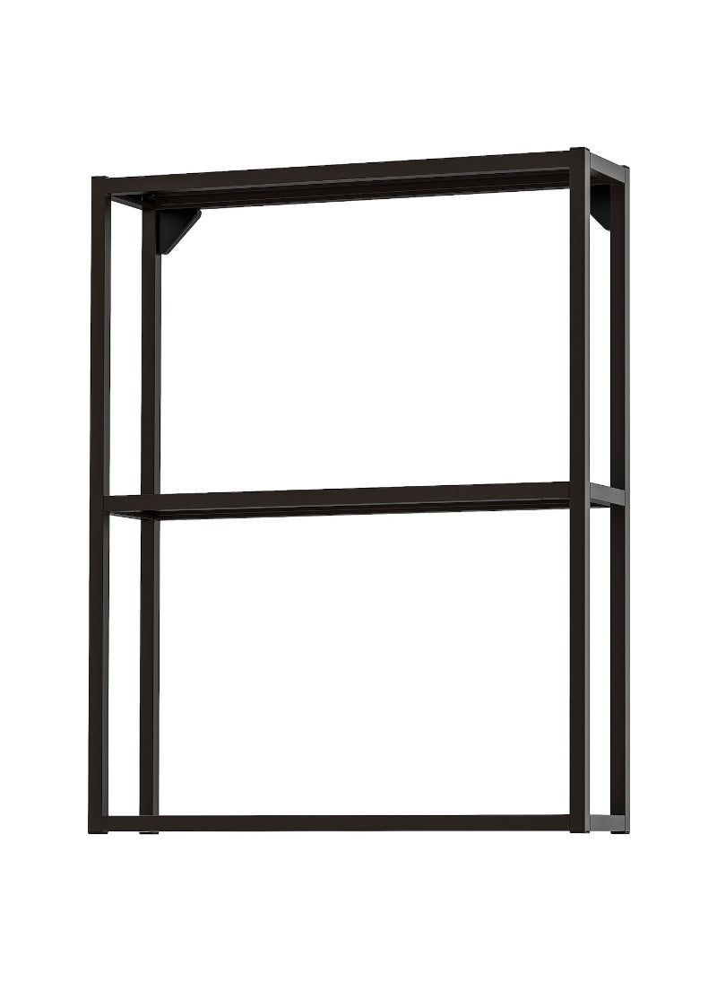 Wall Frame With Shelves, Anthracite, 60X15X75 Cm