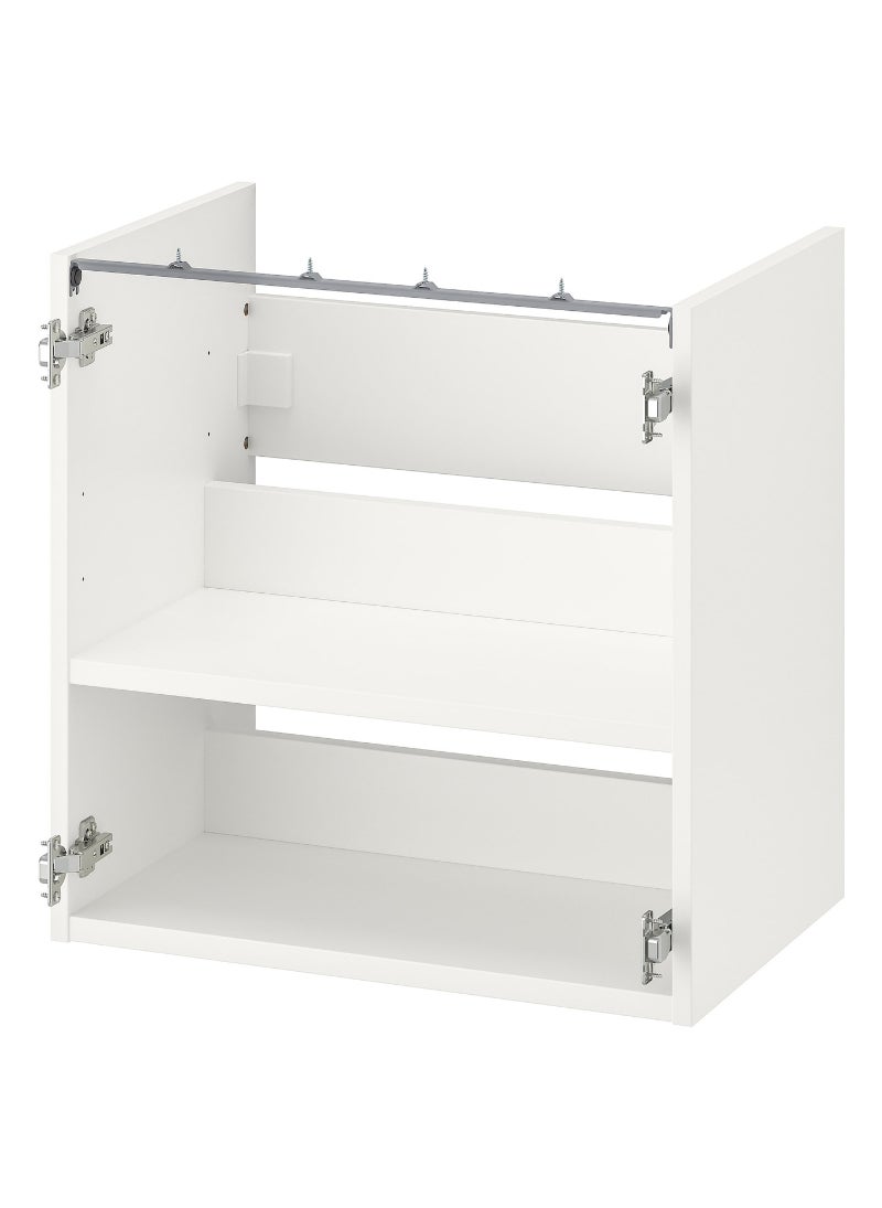 Base Cb F Washbasin With Shelf, White, 60X40X60 Cm