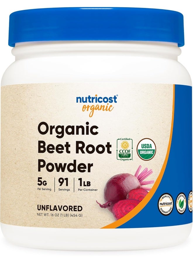 Organic Beet Root Powder 1 Lb - Superfood, Certified Usda Organic