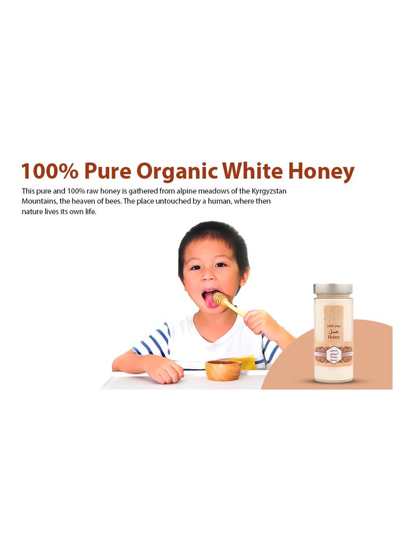 White Pure And Natural Raw Honey 800g