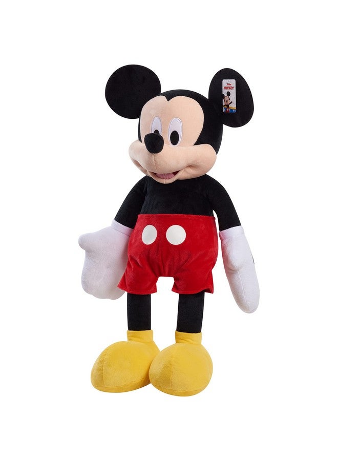 Disney Junior Mickey Mouse 40 Inch Giant Plush Mickey Mouse Stuffed Animal For Kids, Kids Toys For Ages 2 Up By Just Play