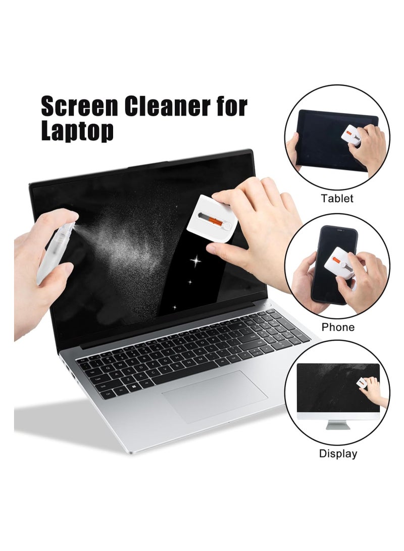 Electronic Keyboard Cleaner, Keyboard Cleaning Kit Laptop Cleaner, 21-in-1 Computer Keyboard Brush Tool Screen Cleaning Spray, Cleaning Spray Brush Pen,  for MacBook iPhone, Computer Laptop Tablet Car