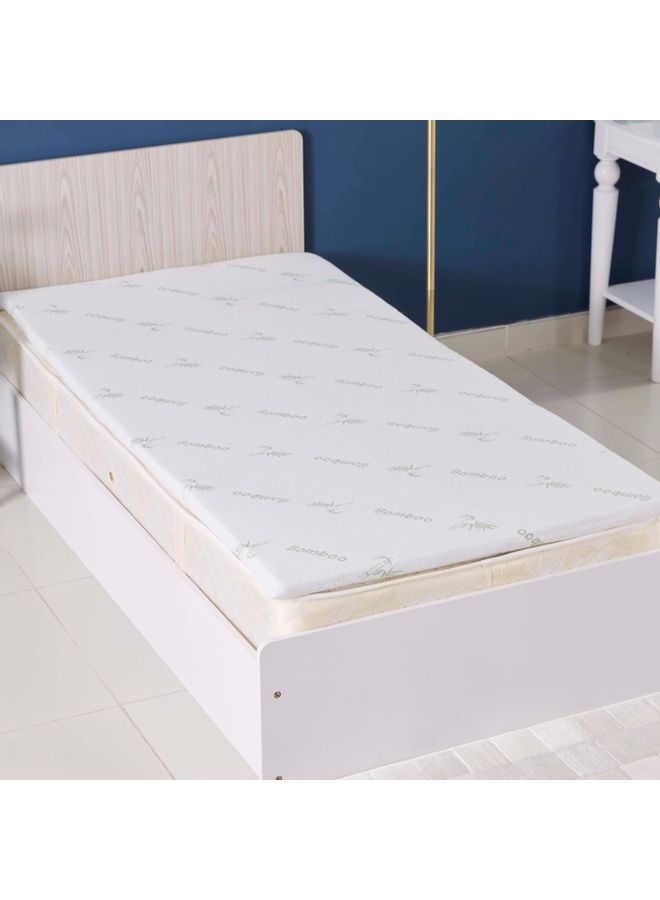 Comfort Single Size Mattress Topper Combination White 200x90cm