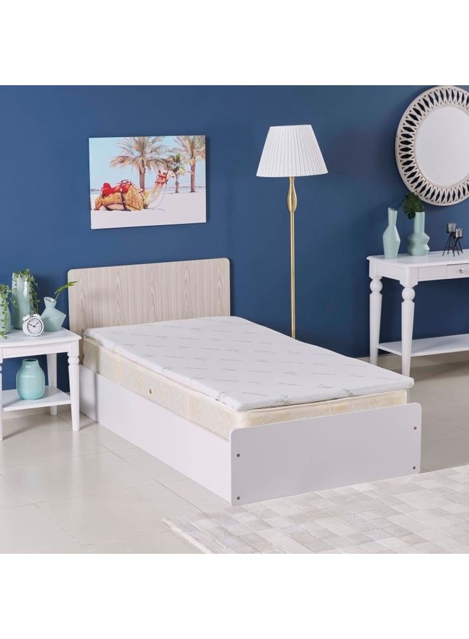 Comfort Single Size Mattress Topper Combination White 200x90cm