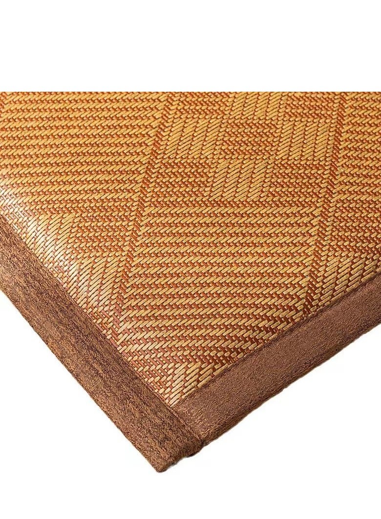 COOLBABY Floor Bamboo Sleeping Mat Cooling Mat Mattress Suitable for Home School Dormitory, Double sided (120 * 200)