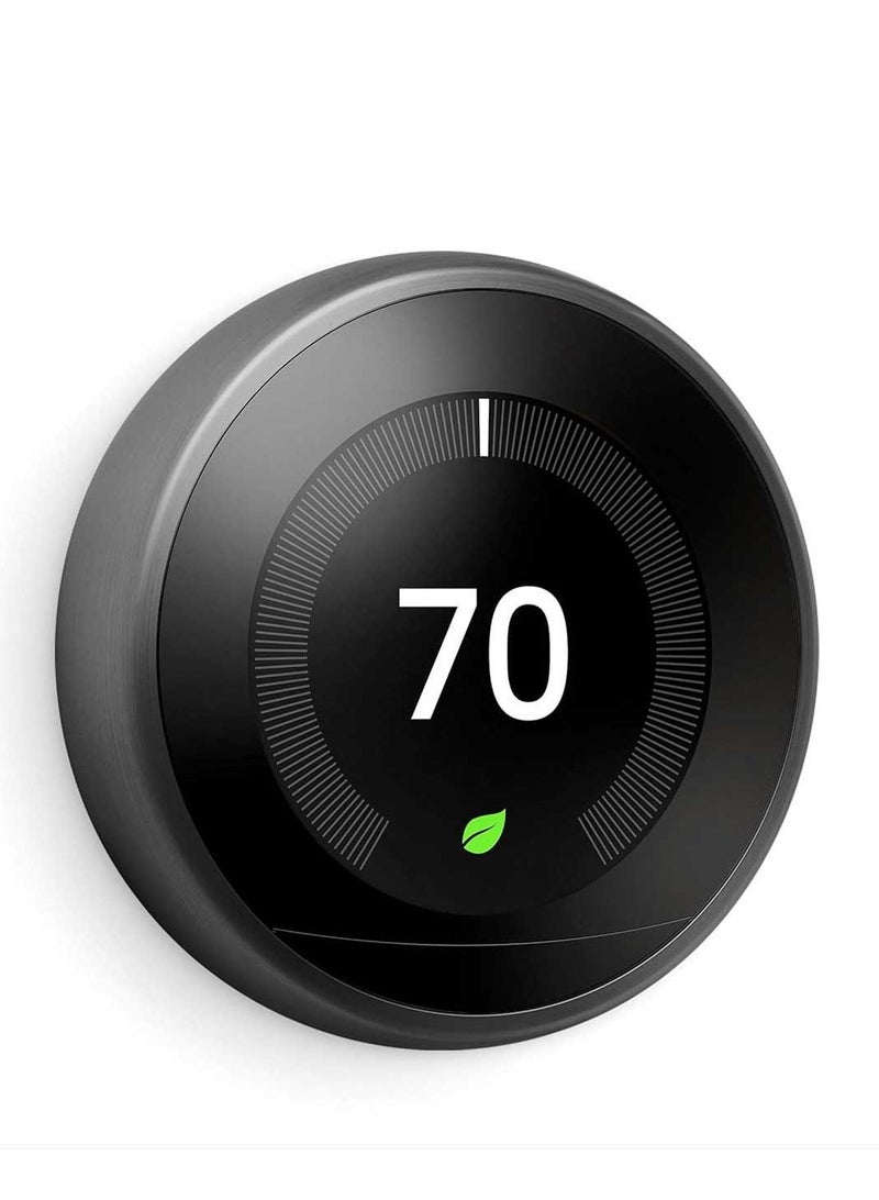 Nest Learning UG-T3016US 3rd Gen Thermostat - Carbon Black