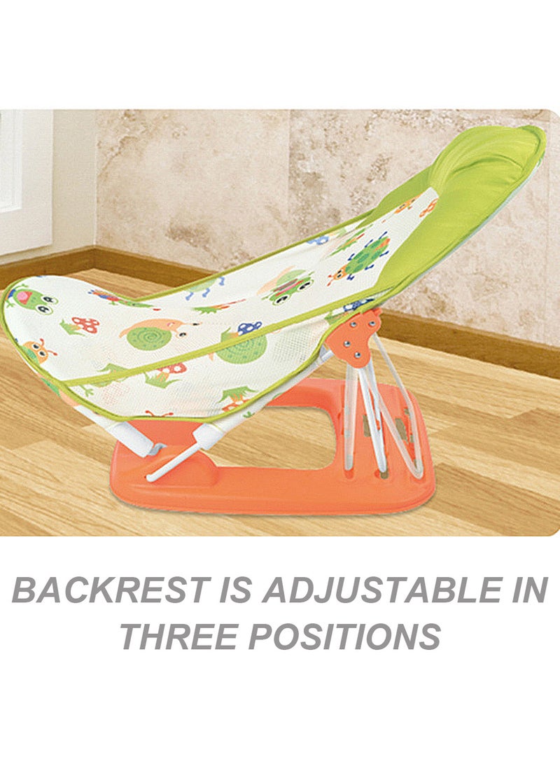 Baby Portable And Foldable Bath Chair, Breathable Shower Chair, Baby Bath Seat AntI Slip