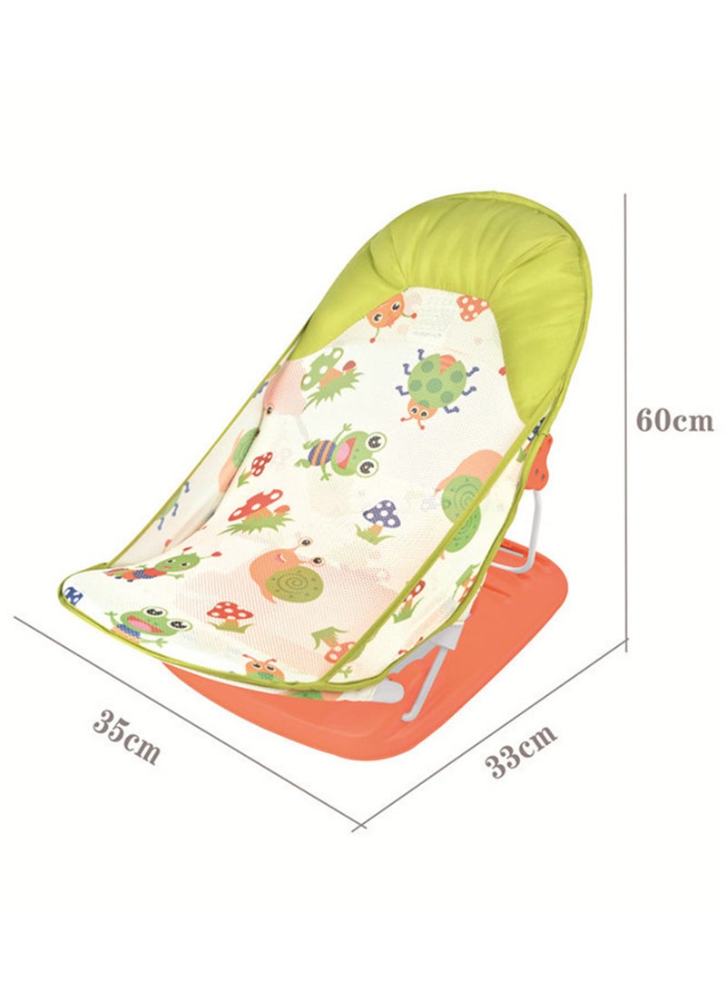 Baby Portable And Foldable Bath Chair, Breathable Shower Chair, Baby Bath Seat AntI Slip