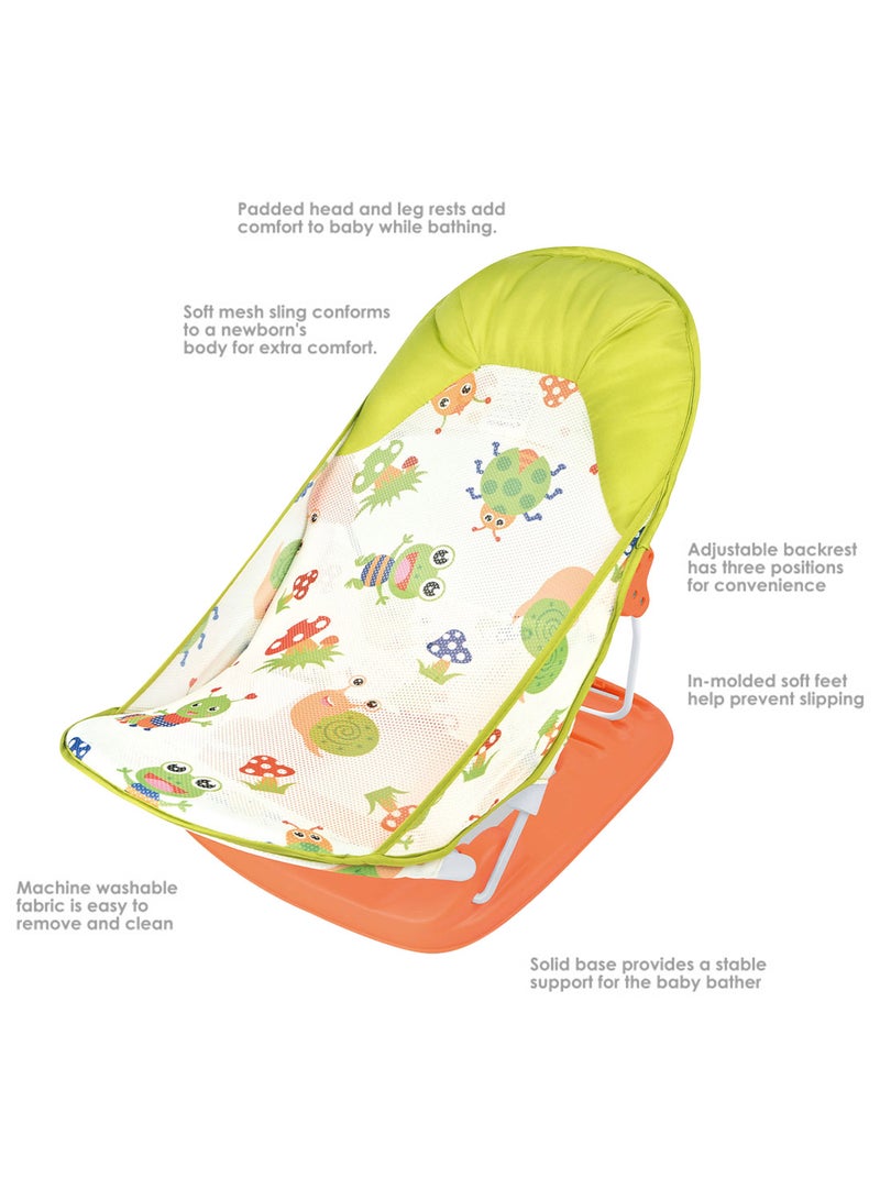 Baby Portable And Foldable Bath Chair, Breathable Shower Chair, Baby Bath Seat AntI Slip