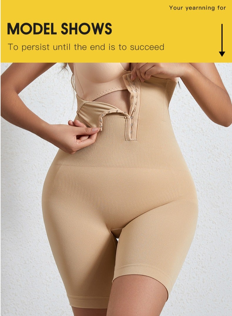 Women's High Waist Postpartum Shapewear Adjustable Tummy Control Seamless Flat Angle Shaping Shorts