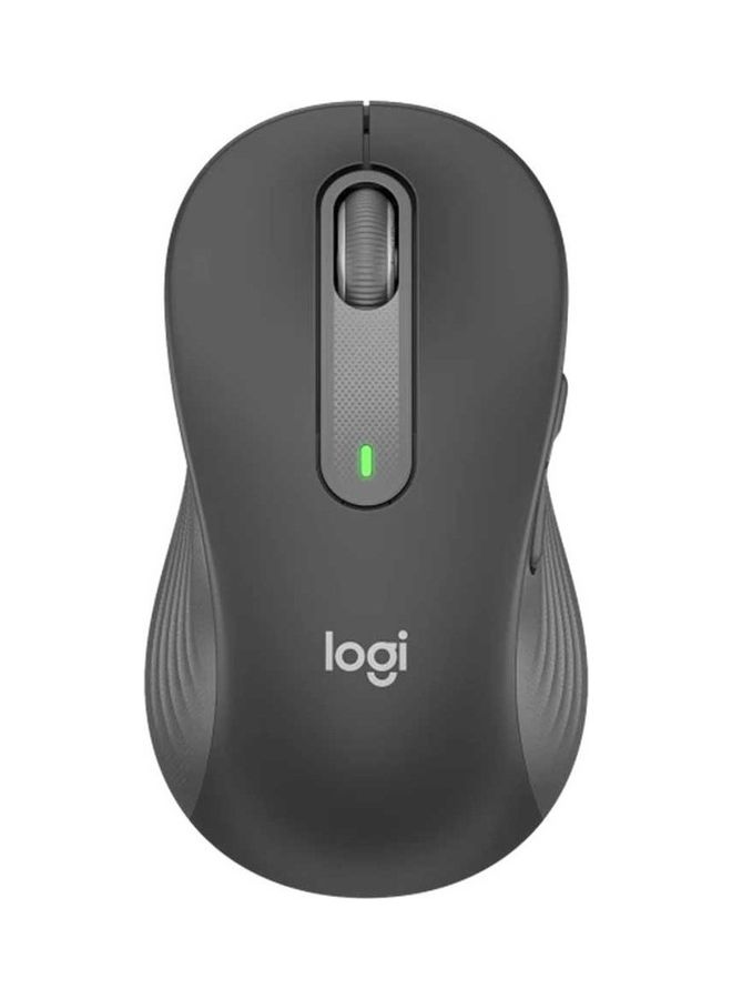 Wireless Mouse For Large Sized Left Hands 2 Year Battery Silent Clicks Customizable Side Buttons Bluetooth For PC Multi-Device Chromebook Graphite