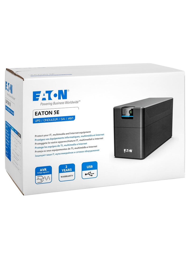 Eaton UPS 5E Gen2 1600 USB IEC - Interactive UPS - 5E1600UI - 1600VA (6 sockets IEC-C13, Shutdown)