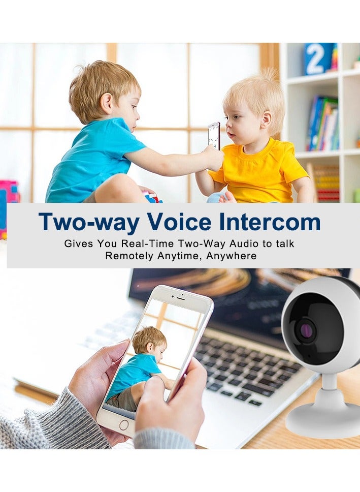 3 million HD home surveillance camera smart baby monitor two-way voice wireless wifi indoor