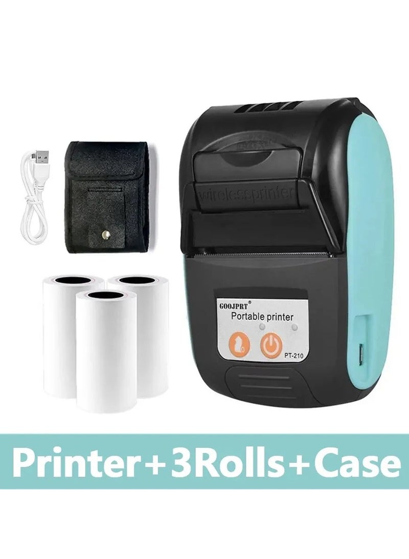Thermal Printer 58mm Handheld Portable Meituan Handheld Bluetooth Takeaway Receipt Printer
