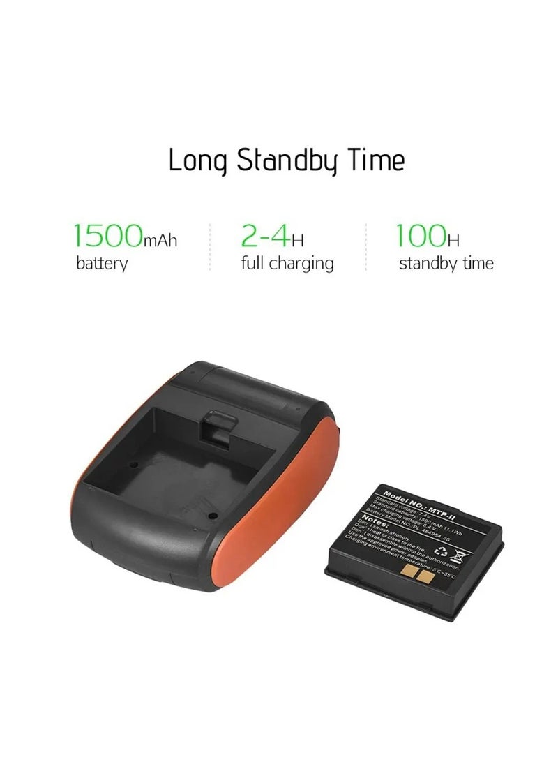 Thermal Printer 58mm Handheld Portable Meituan Handheld Bluetooth Takeaway Receipt Printer
