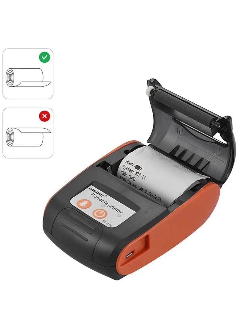 Thermal Printer 58mm Handheld Portable Meituan Handheld Bluetooth Takeaway Receipt Printer