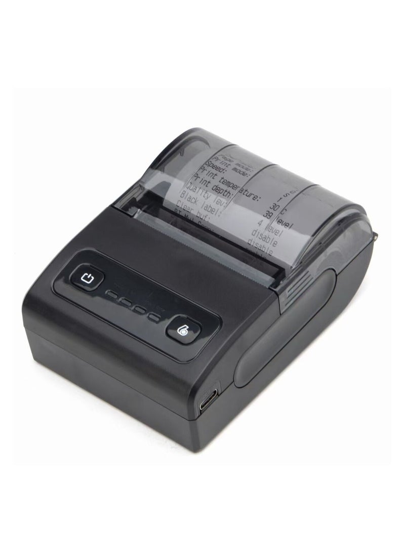 58MM Thermal Printer Portable Seven Star Color Handheld Wireless Bluetooth Takeaway Ticket Award Insect Printer