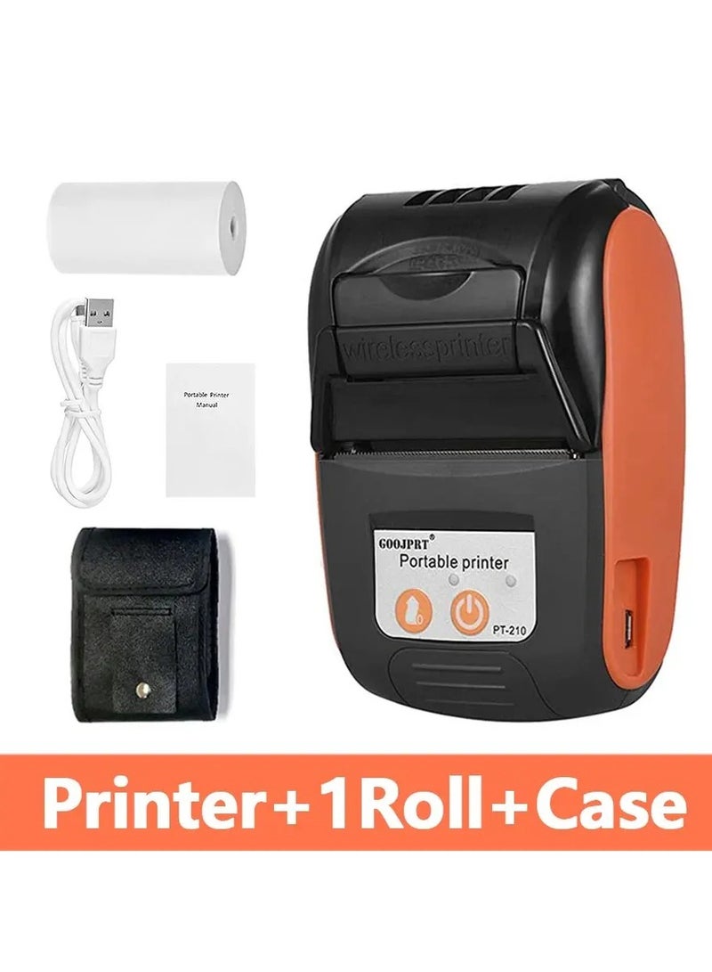 Thermal Printer 58mm Handheld Portable Meituan Handheld Bluetooth Takeaway Receipt Printer