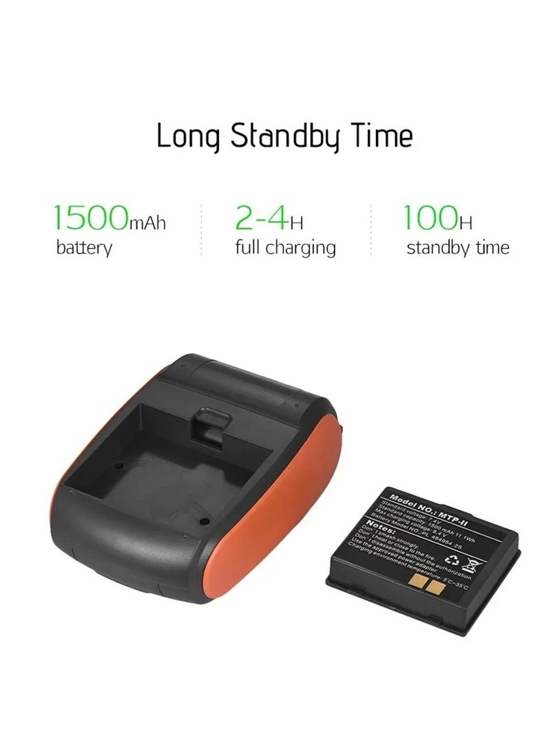 Thermal Printer 58mm Handheld Portable Meituan Handheld Bluetooth Takeaway Receipt Printer