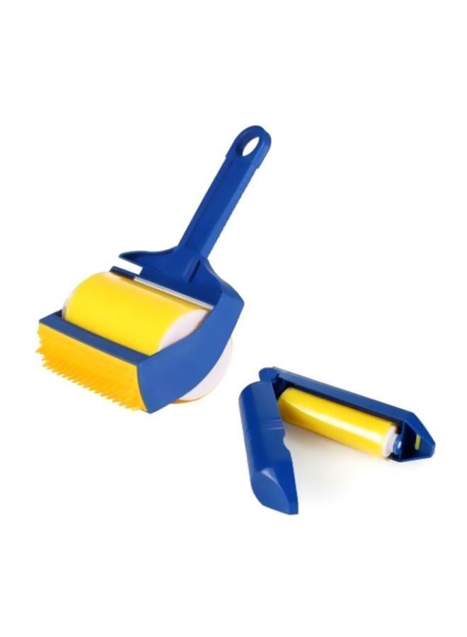 Sticky Lint Remover And Built-In Finger Set Blue/Yellow