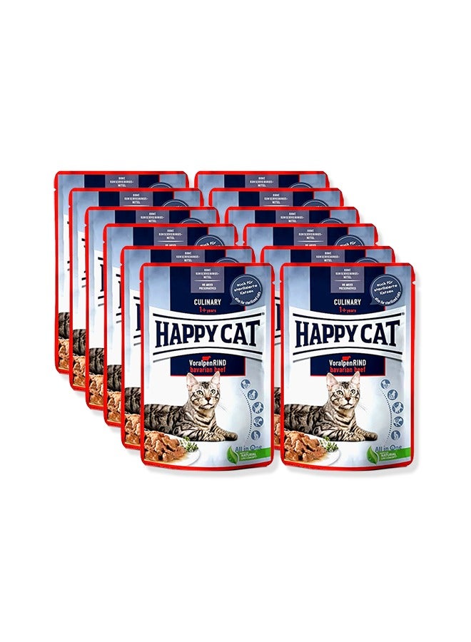 Culinary Bavarian Beef Wet Food For Cat - 12X85G