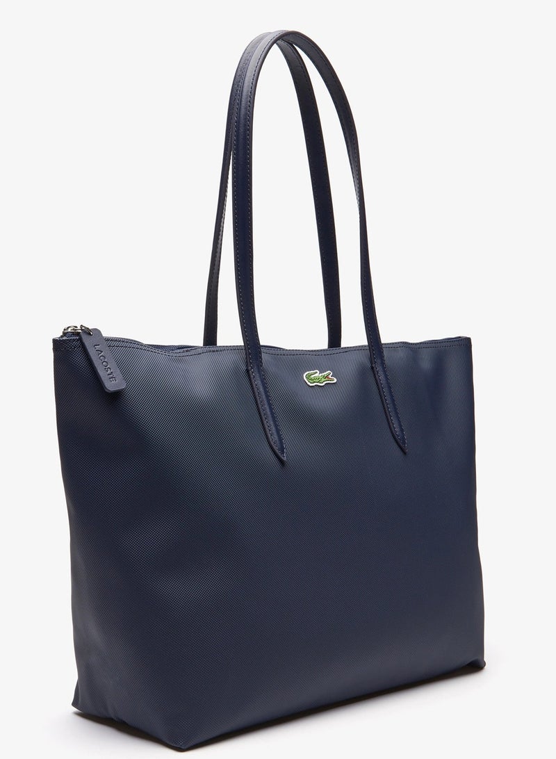 Lacoste Women's Dark Navy Large Tote Bag,Shoulder bag,Shopping Bag NF1888PO