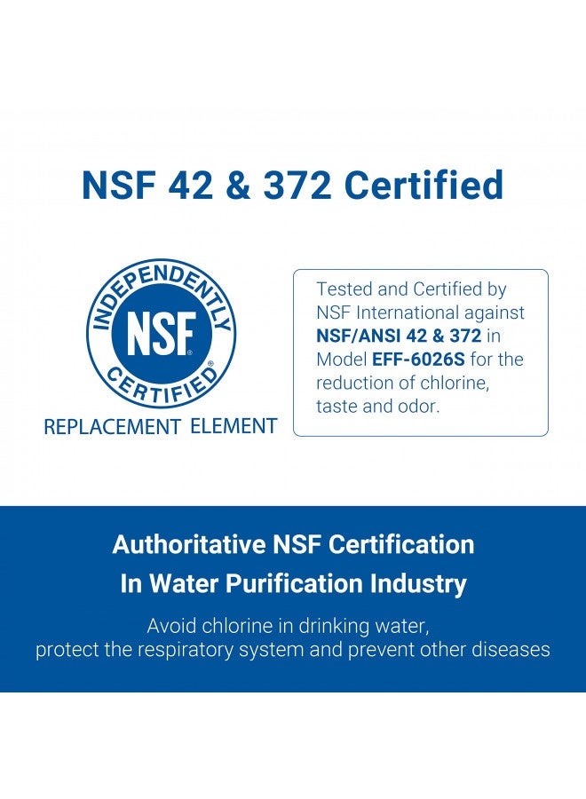 Aqua Crest Replacement 640565 Refrigerator Water Filter, Compatible With Bosch 640565, Evolfltr10 Ap3961137, 3M Cuno Cs-52, Whirlpool Whkf-R-Plus, Pack Of 3