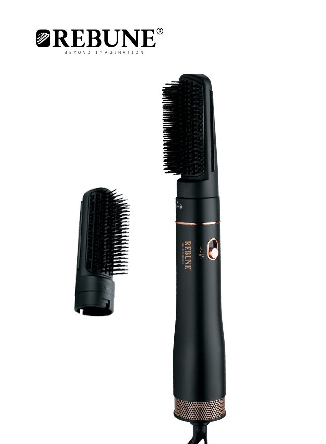 Pack Of 2 Hair Dryer With Modern Design Black/Gold