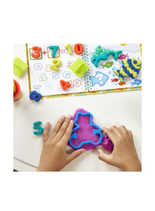 Play-Doh Fold & Go Playmat Starter Set with 19 Accessories, Preschool Toys for 3 Year Old Girls & Boys & Up, Kids Arts & Crafts