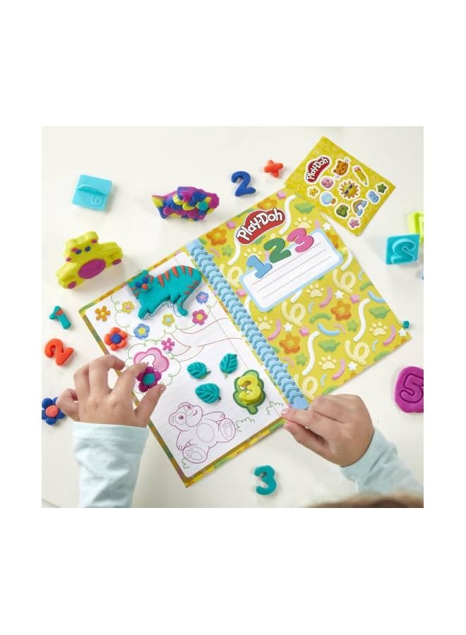 Play-Doh Fold & Go Playmat Starter Set with 19 Accessories, Preschool Toys for 3 Year Old Girls & Boys & Up, Kids Arts & Crafts