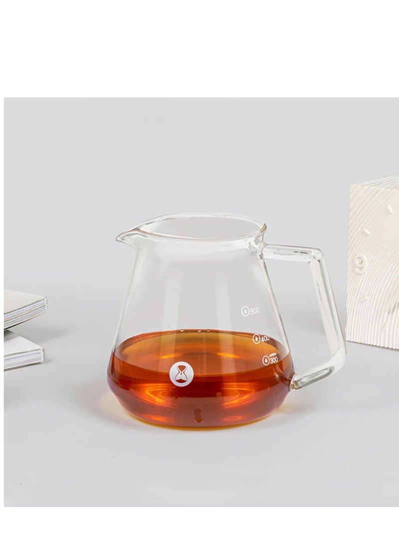 Glass Server For V60 Pour Over Coffee, 360ml